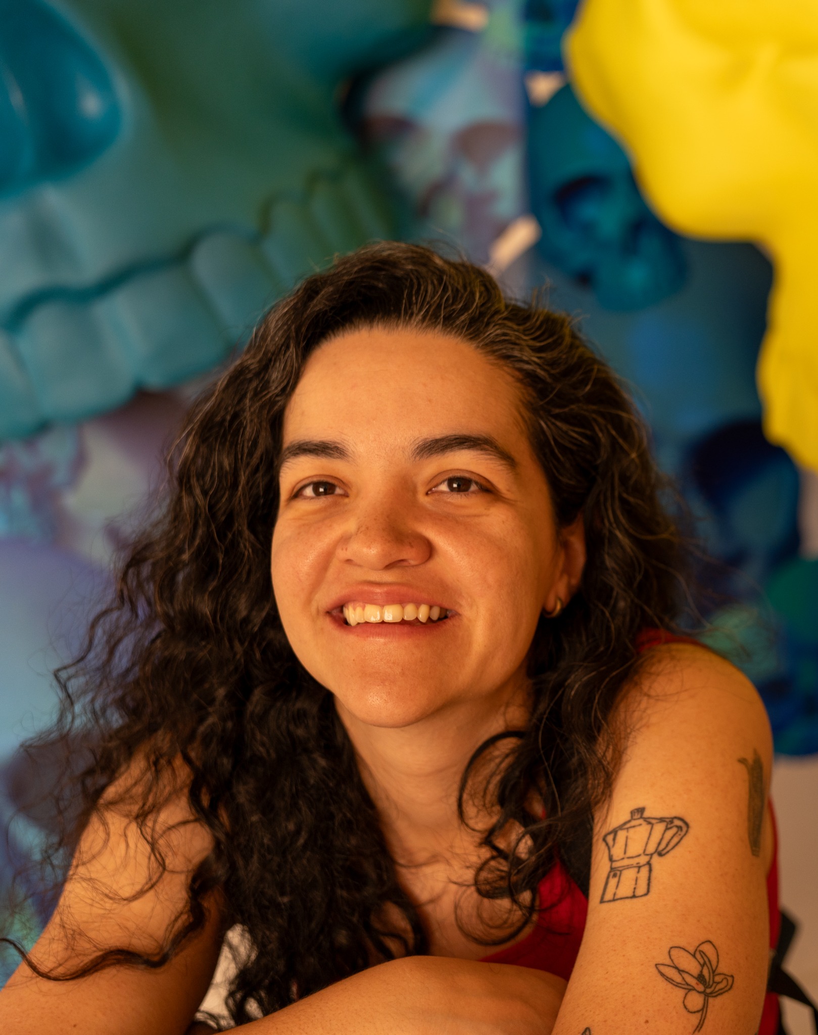 Portrait of Bibi Fontana smiling