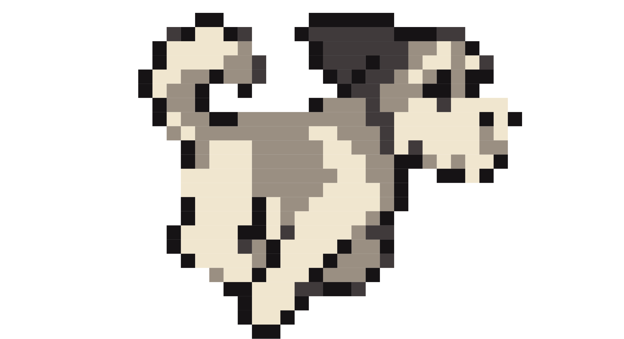 Pixel art animation of Bolo the schnauzer running